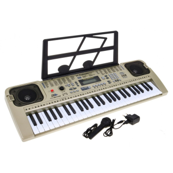 Keyboard z trybem lekcji dla dzieci 5+ Mikrofon - model nr 807